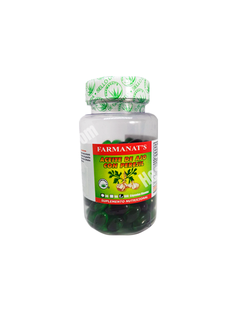 Capsulas de ajo y Perejil