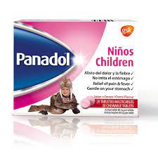 PANADOL NIÑOS MASTICABLE Unidad