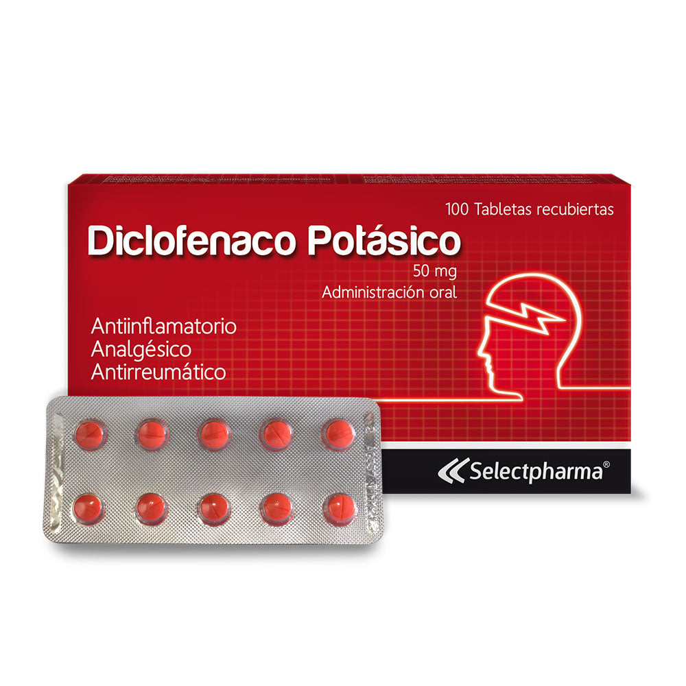 Diclofenaco Potásico 50 MG Blister