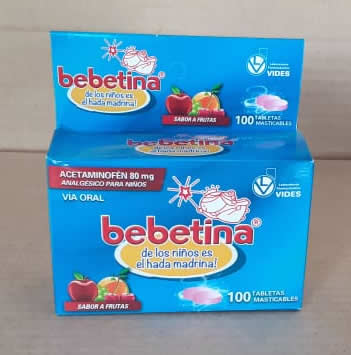 Bebetina Acetaminofen Masticable